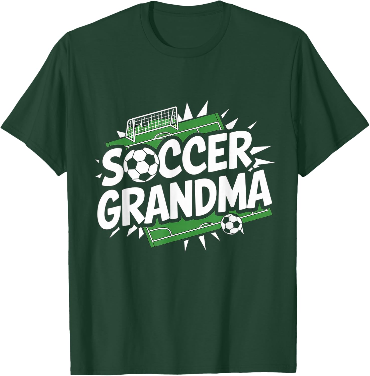 Football Grandma T-Shirt - T-Shirt | Forest