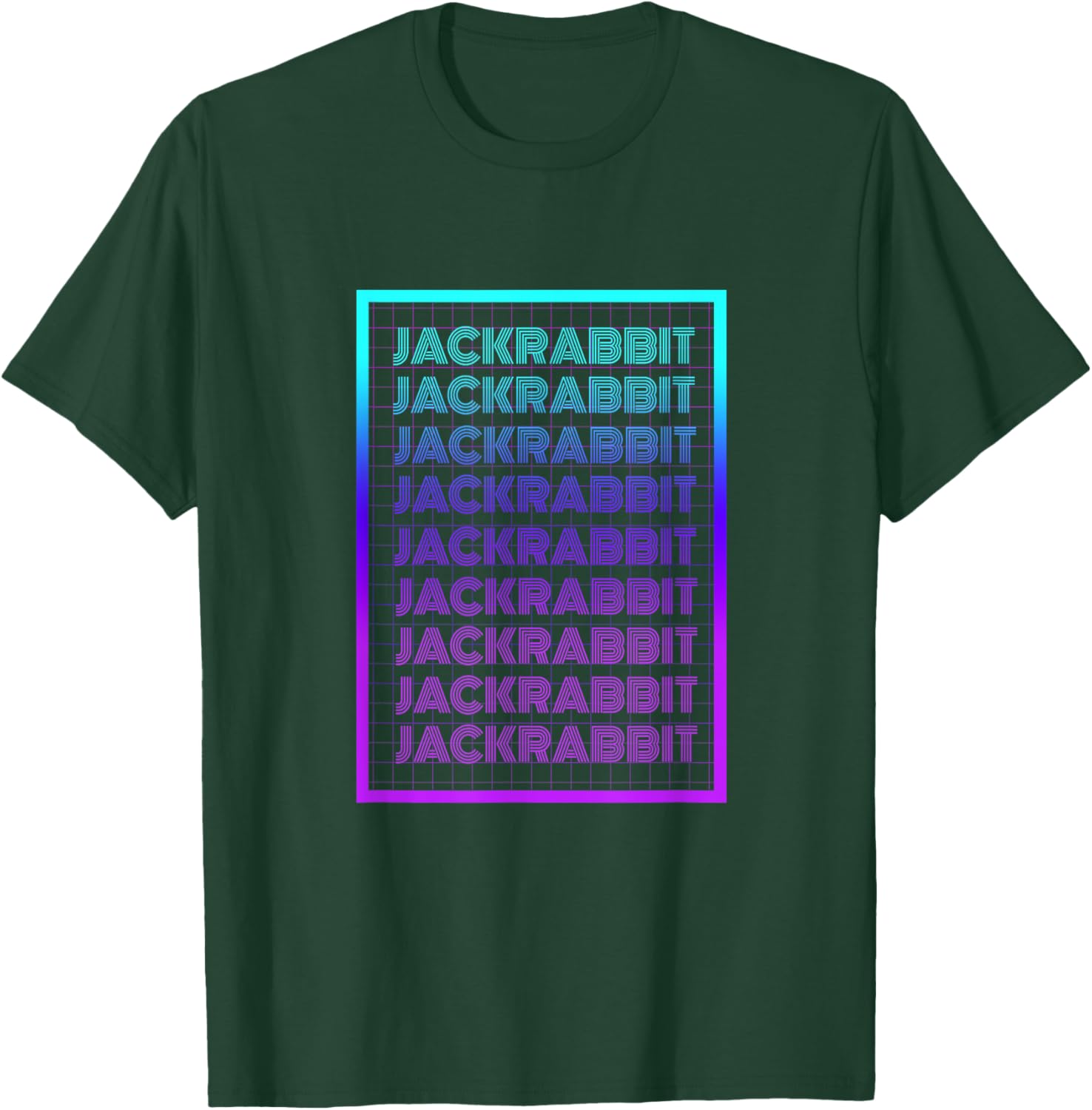 Jackrabbit 70's Retro Jackrabbit T-Shirt - T-Shirt | Forest