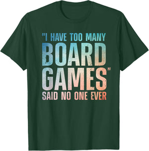 Funny Board Game Art Women Kids Board Gamer Gaming T-Shirt - T-Shirt | Forest