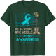 Patriotic Military PTSD Awareness Veterans Suuport T-Shirt - T-Shirt | Forest