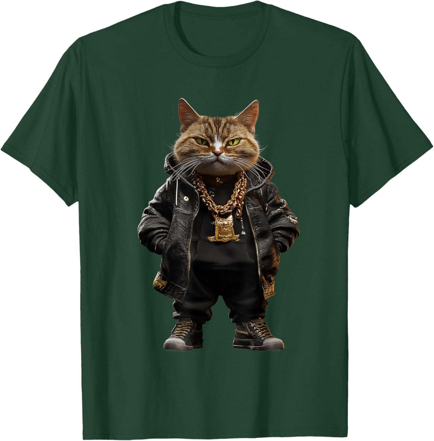 Thug Gangster Life Cat For Hip Hop Fans Meme and Cat lovers Women T-Shirt - T-Shirt | Forest