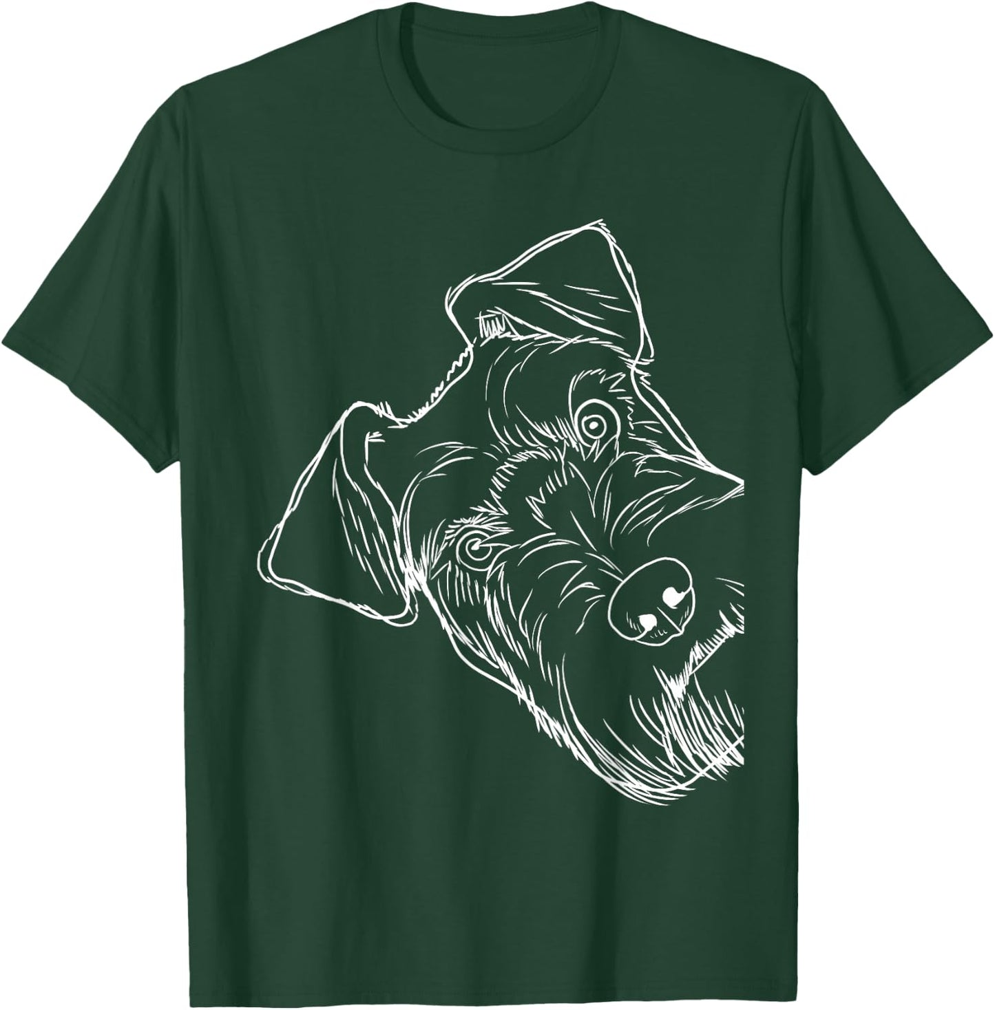 Funny Dog Schnauzer T-Shirt - T-Shirt | Forest