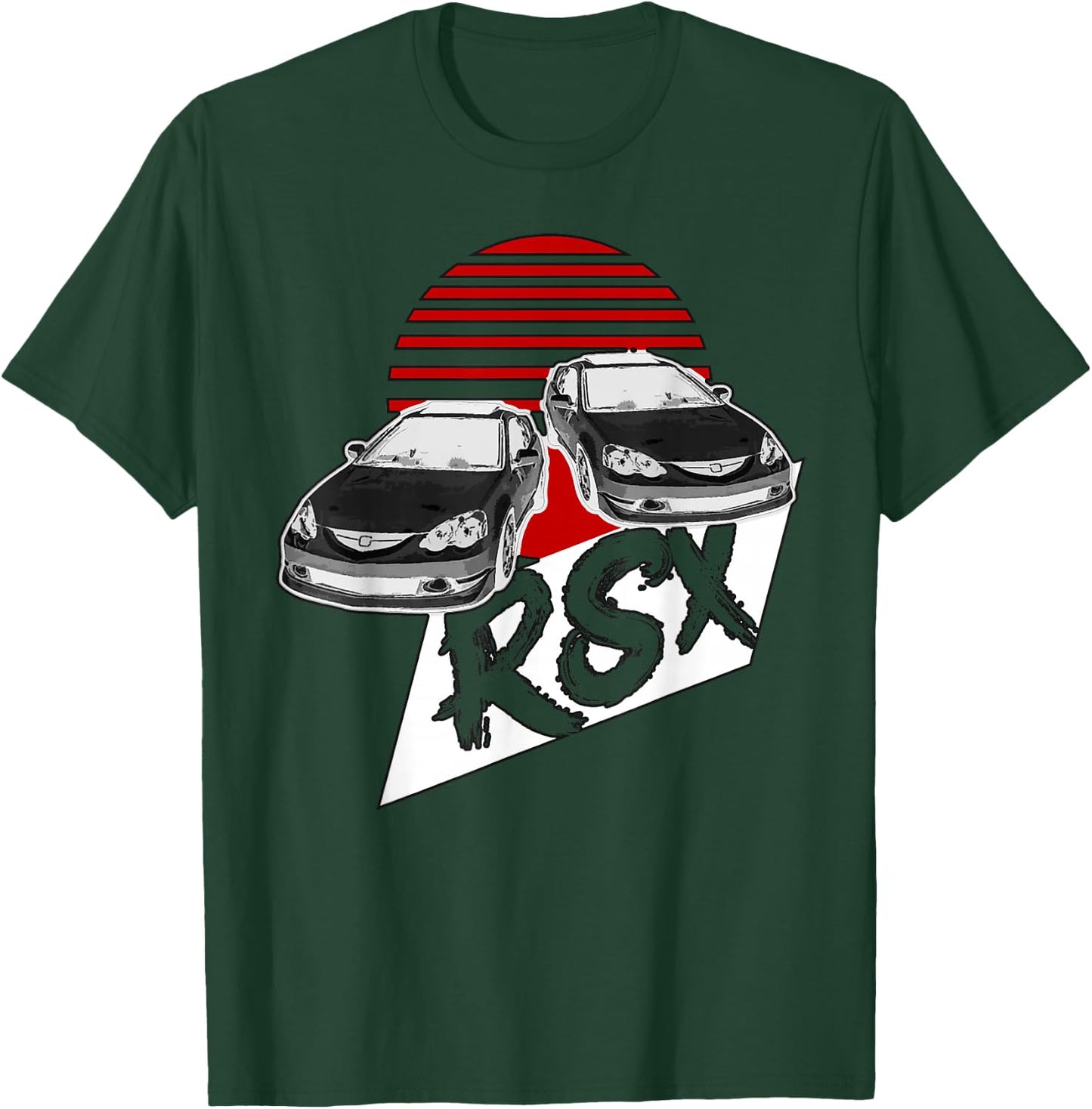 Rexy RSX DC5 4banger Sports Coupe Race Car JDM T-Shirt - T-Shirt | Forest