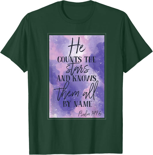 He counts the stars and knows them all by name T-Shirt - T-Shirt | Forest