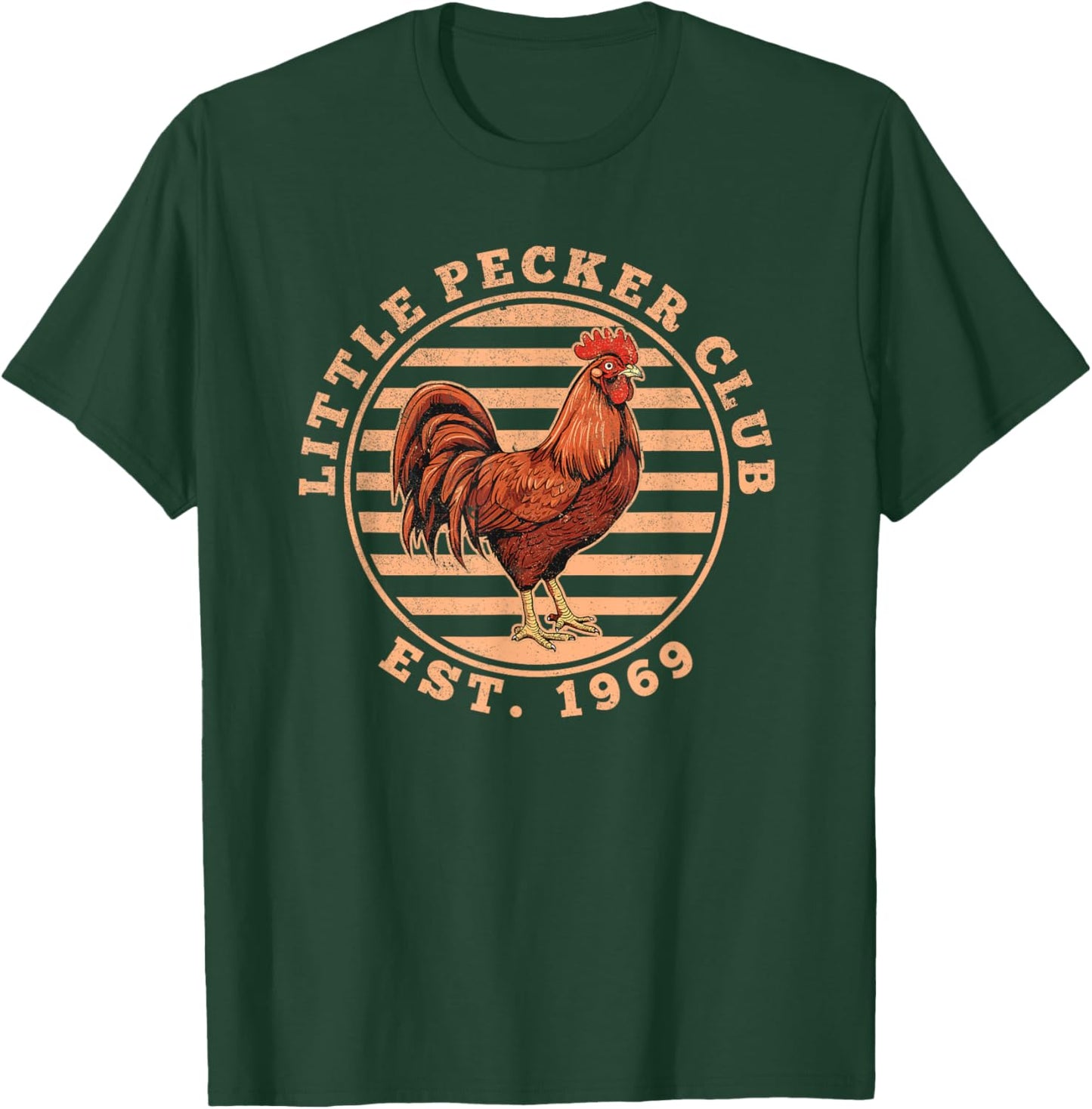 Little Pecker Club Funny Chicken T-Shirt - T-Shirt | Forest