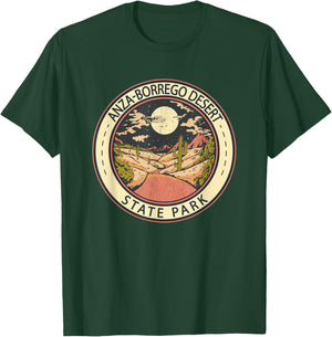 Anza-Borrego Desert State Park California Badge Vintage T-Shirt - T-Shirt | Forest