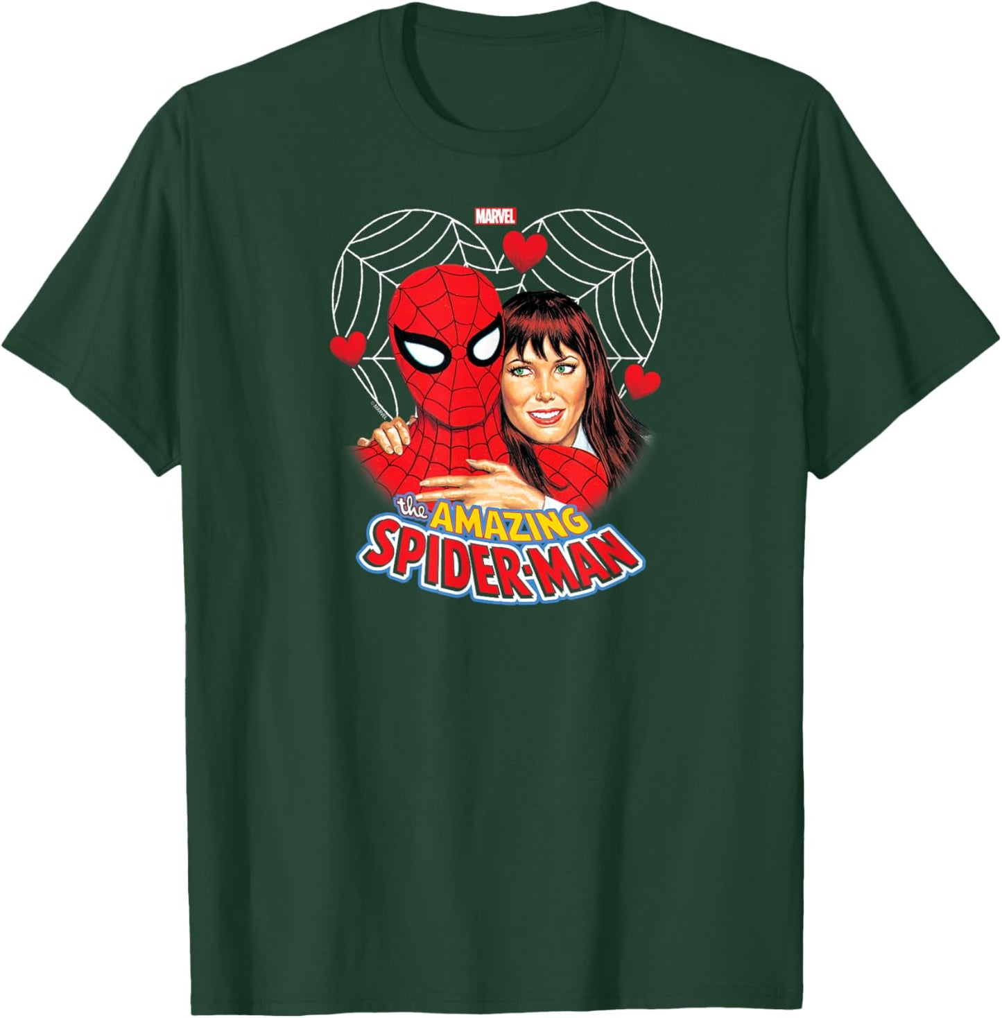 Spider-Man - Spidey and Mary Jane Valentine's Day T-Shirt - T-Shirt | Forest