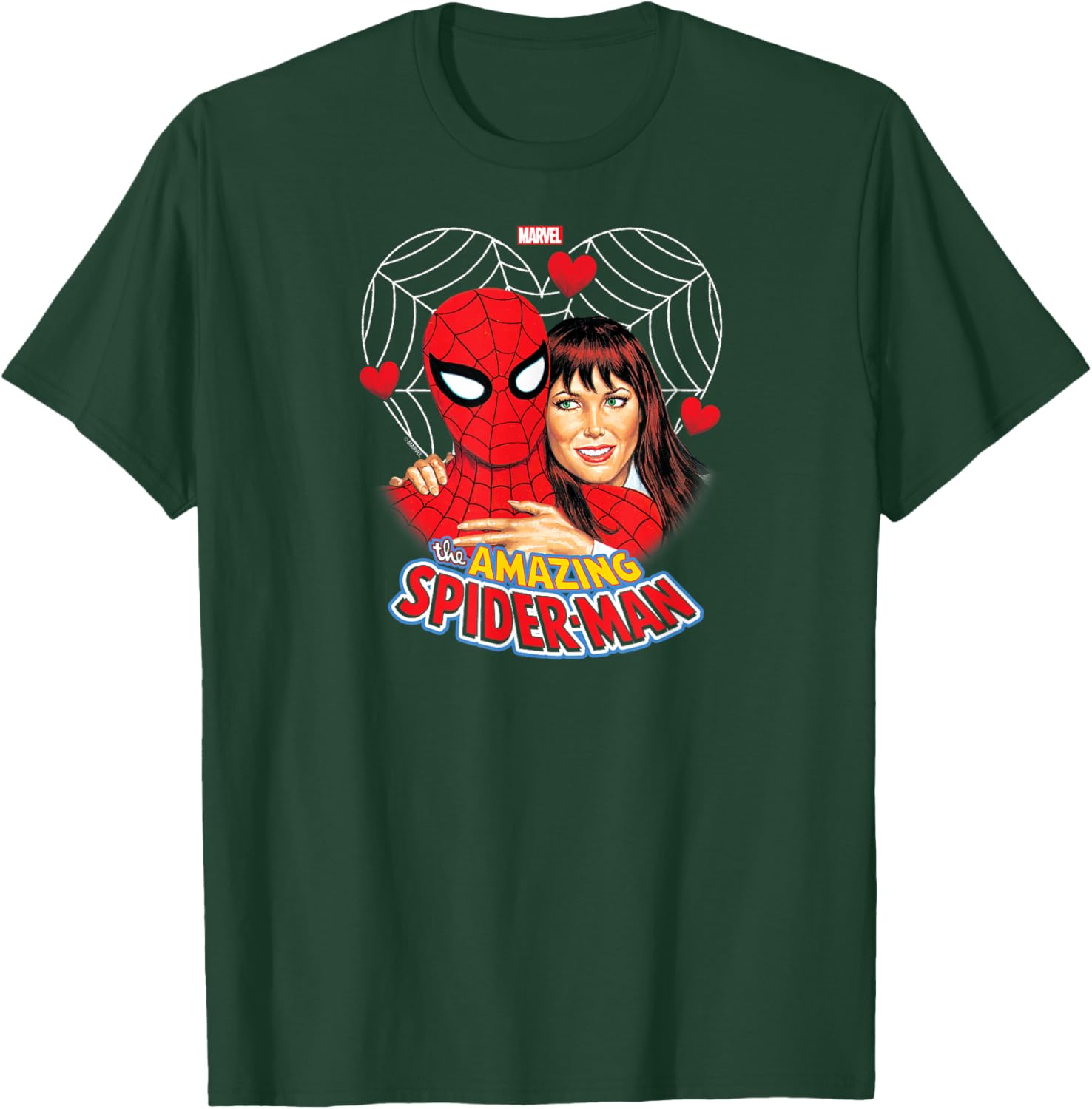 Spider-Man - Spidey and Mary Jane Valentine's Day T-Shirt - T-Shirt | Forest