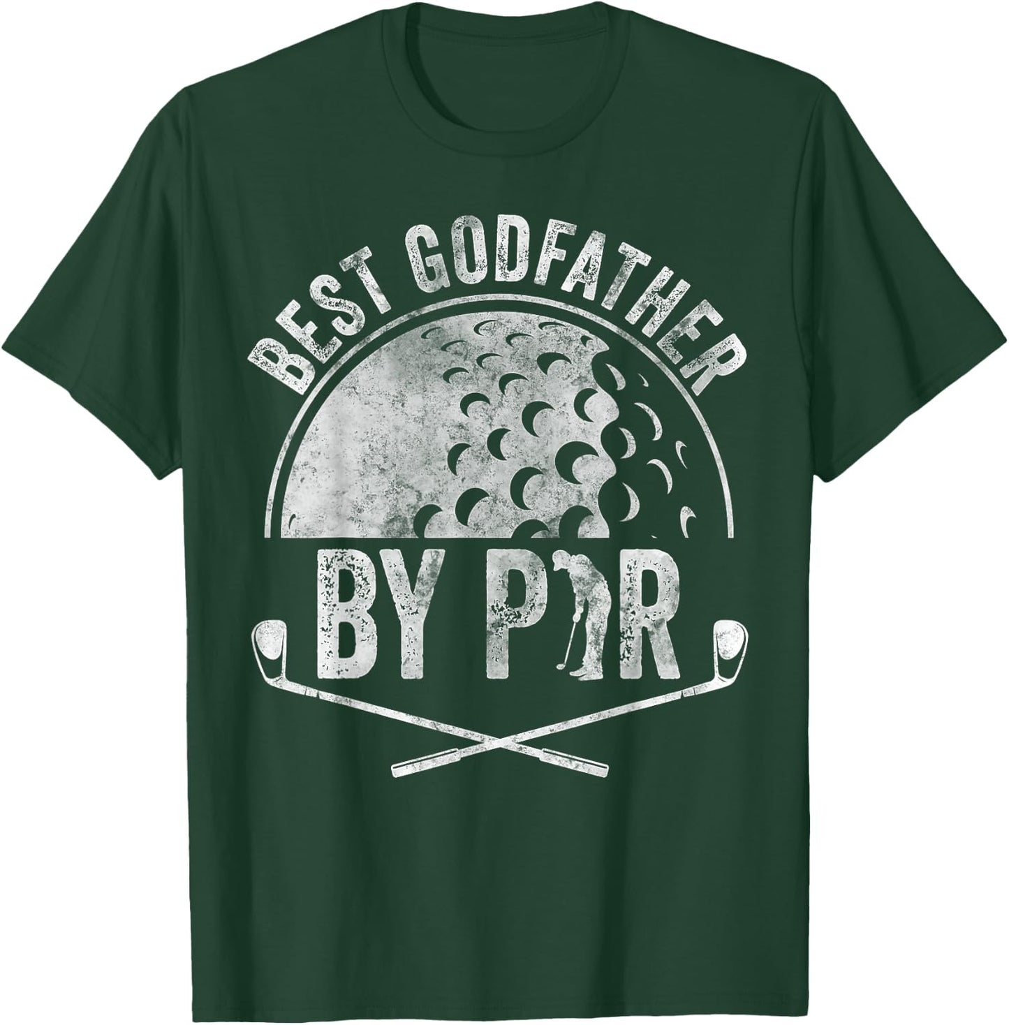 Best Godfather By Par Shirt Golf Lover Sports Gift Golf T-Shirt - T-Shirt | Forest