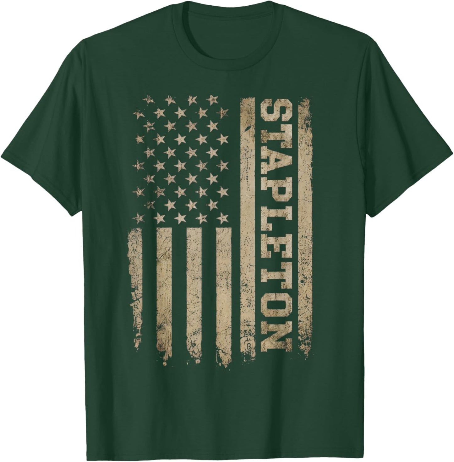 Vintage Stapleton Name Retro Classic Women Kids T-Shirt - T-Shirt | Forest