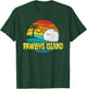 Retro Pawleys Island Beach Sun & Surf Eighties Graphic T-Shirt - T-Shirt | Forest