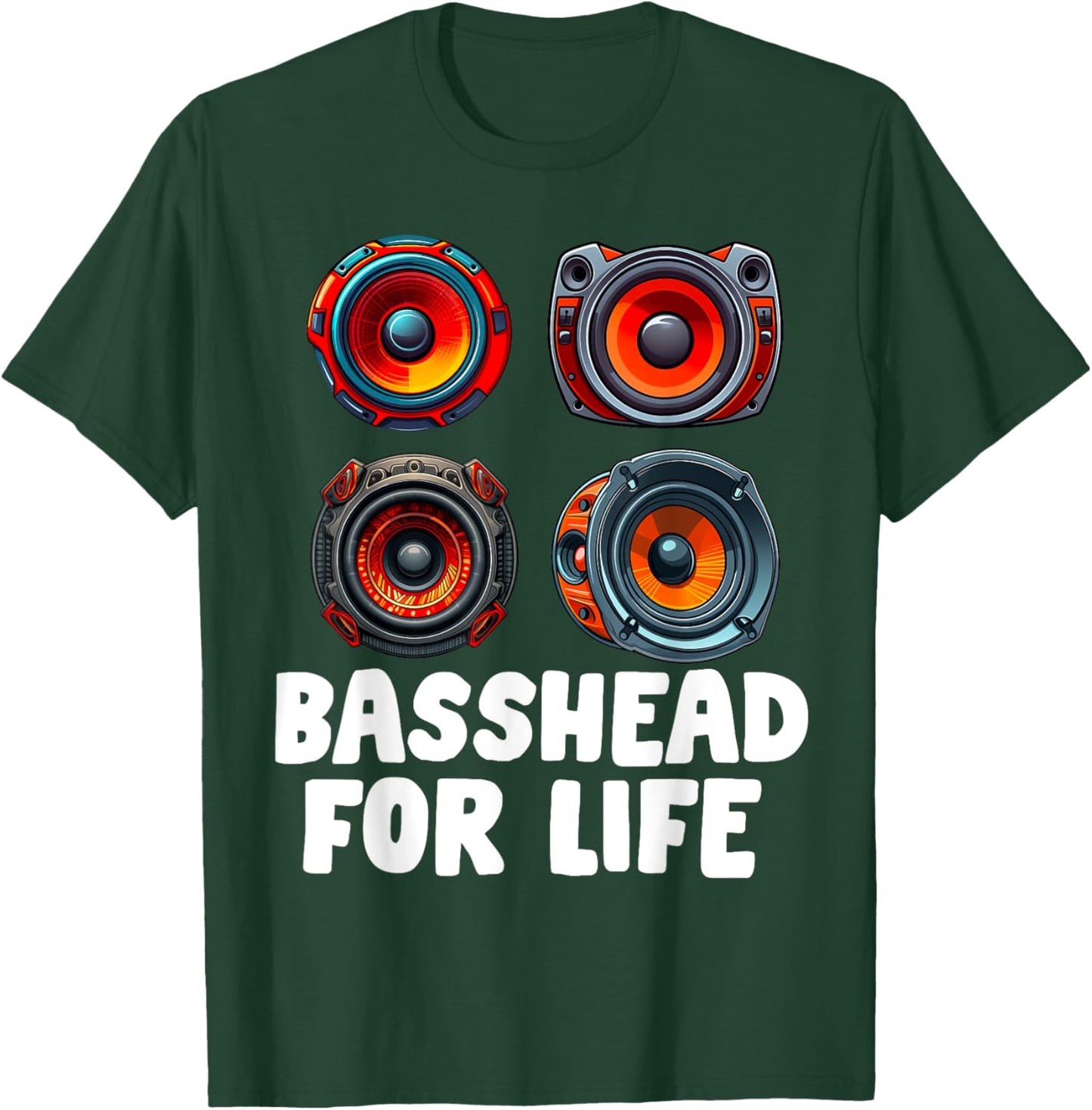 Car Stereo For Audio Installer Speakers Car Bass Audiologist T-Shirt - T-Shirt | Forest