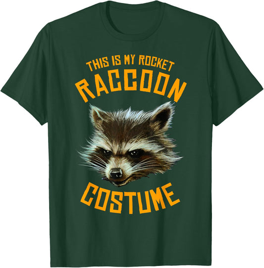 Marvel Guardians of The Galaxy Rocket Costume Halloween T-Shirt - T-Shirt | Forest