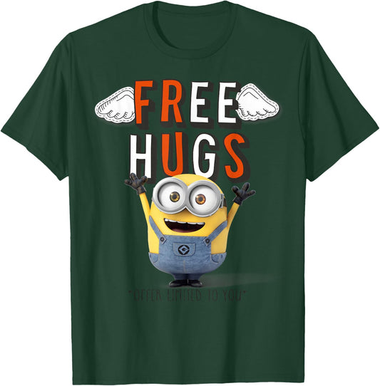 Despicable Me Minions Free Hugs Graphic T-Shirt - T-Shirt | Forest