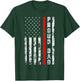 Proud Dad of Firefighter Gift Patriotic Firefighter's Dad T-Shirt - T-Shirt | Forest