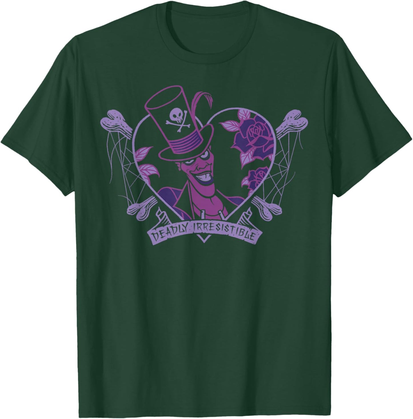 Disney Villains Valentine's Day Dr. Facilier Deadly Vintage T-Shirt - T-Shirt | Forest