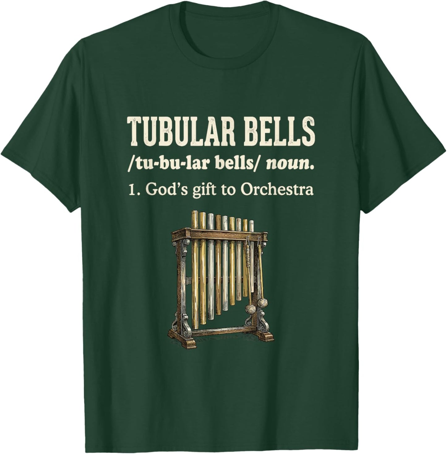 Definition of Funny Music from the Tubular Bells Orchestra T-Shirt - T-Shirt | Forest