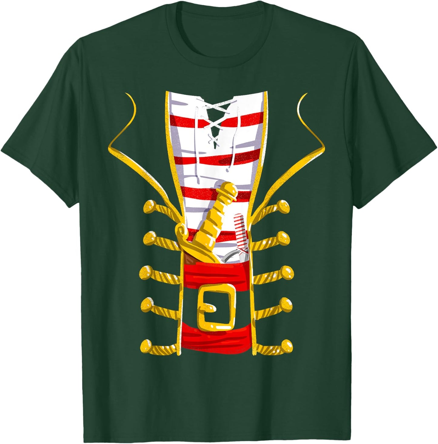 Pirate Costume Shirt Buccaneer Pirate T-Shirt - T-Shirt | Forest