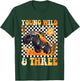 3rd Birthday Monster Truck Young Wild and Three Checkered T-Shirt - T-Shirt | Forest