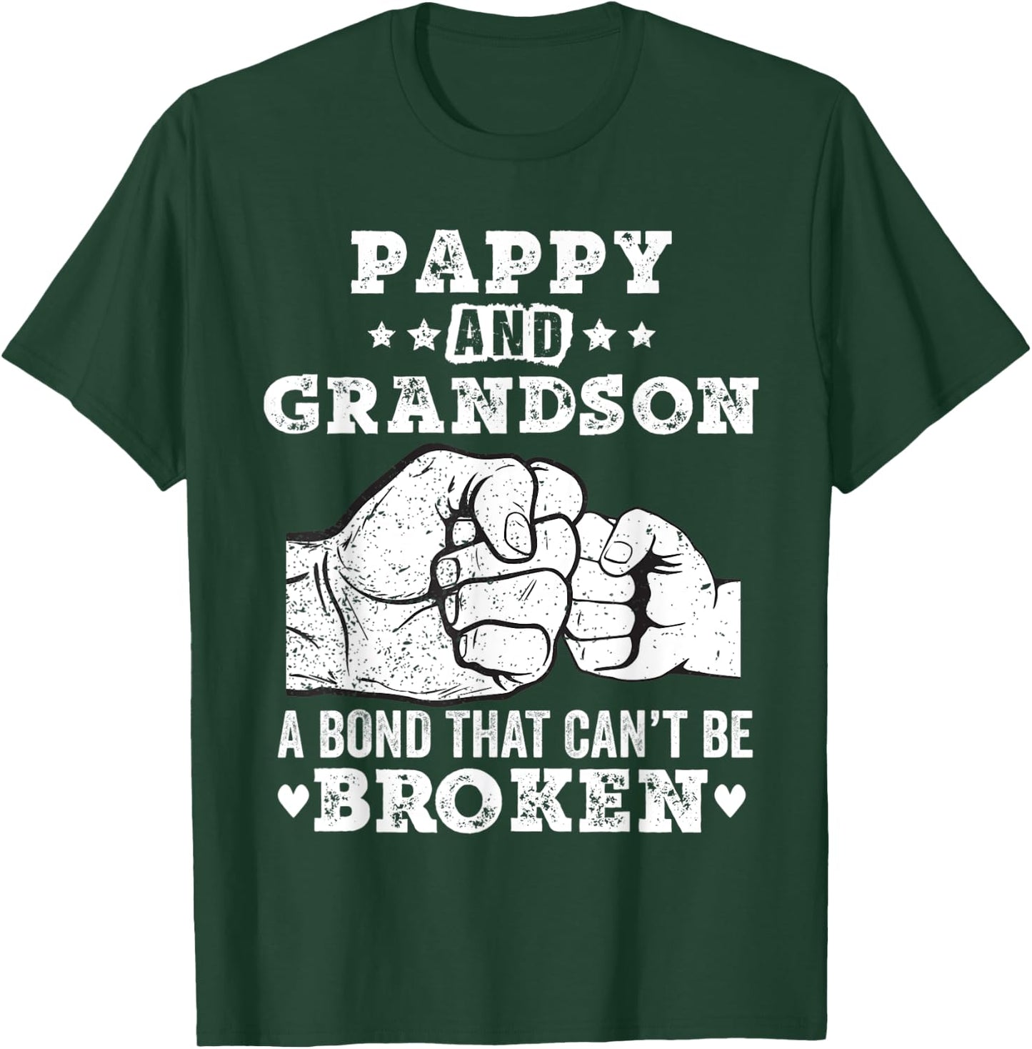 pappy and grandson a bond that cant be broken Grandpa gift T-Shirt - T-Shirt | Forest