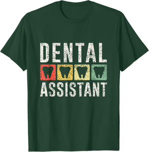 Dental Assistant Teeth Job Women Tooth Dentist Assistant T-Shirt - T-Shirt | Forest