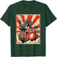 Japanese Monster Kaiju Smashing Drums Music T-Shirt - T-Shirt | Forest