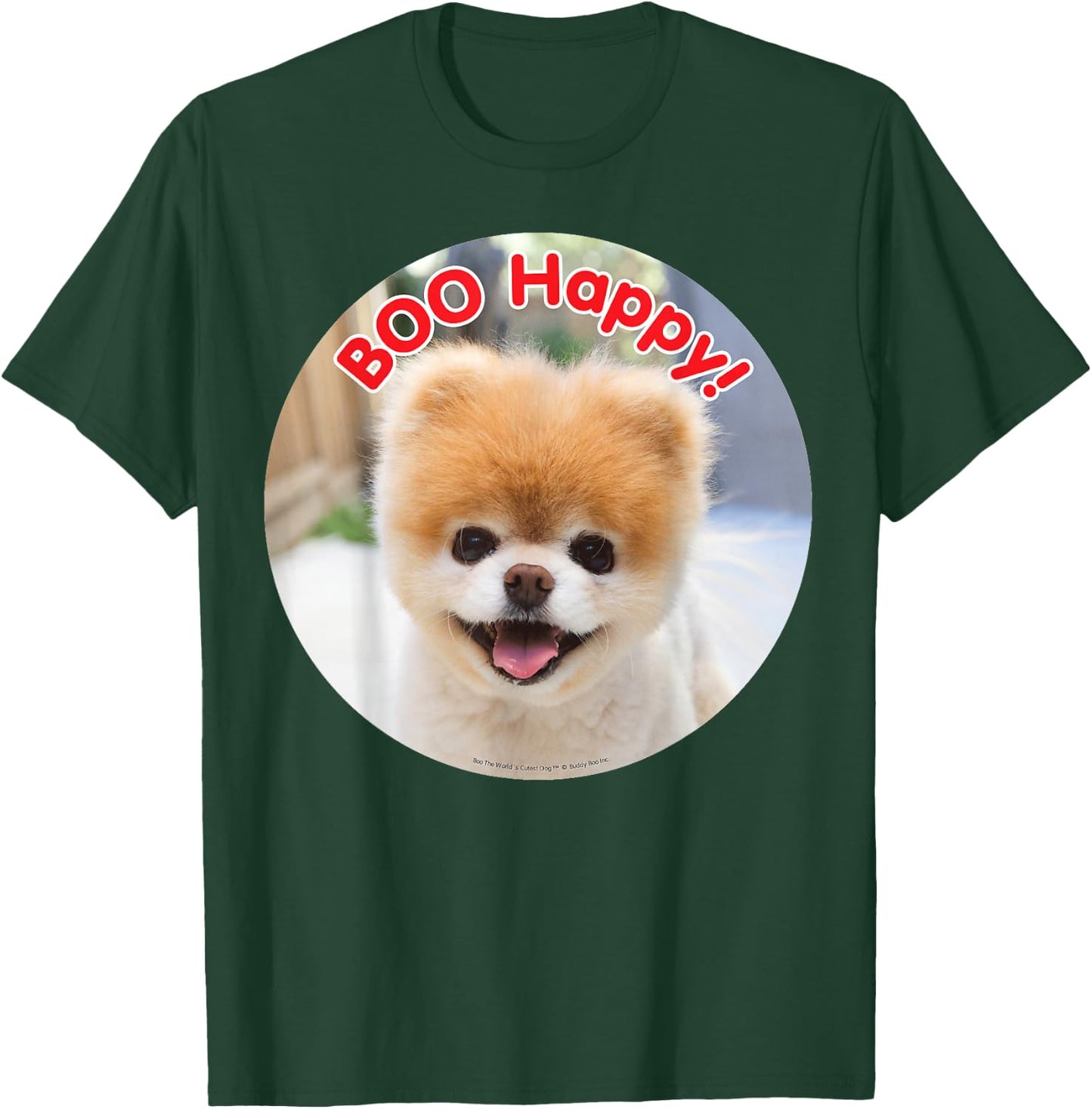 Boo The Worlds Cutest Dog - , , Kids 6755L T-Shirt - T-Shirt | Forest