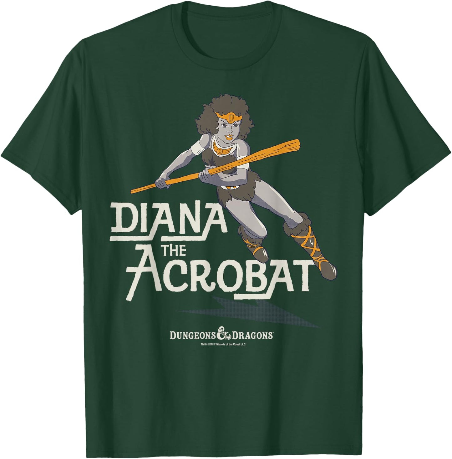 Dungeons & Dragons Diana The Acrobat T-Shirt - T-Shirt | Forest
