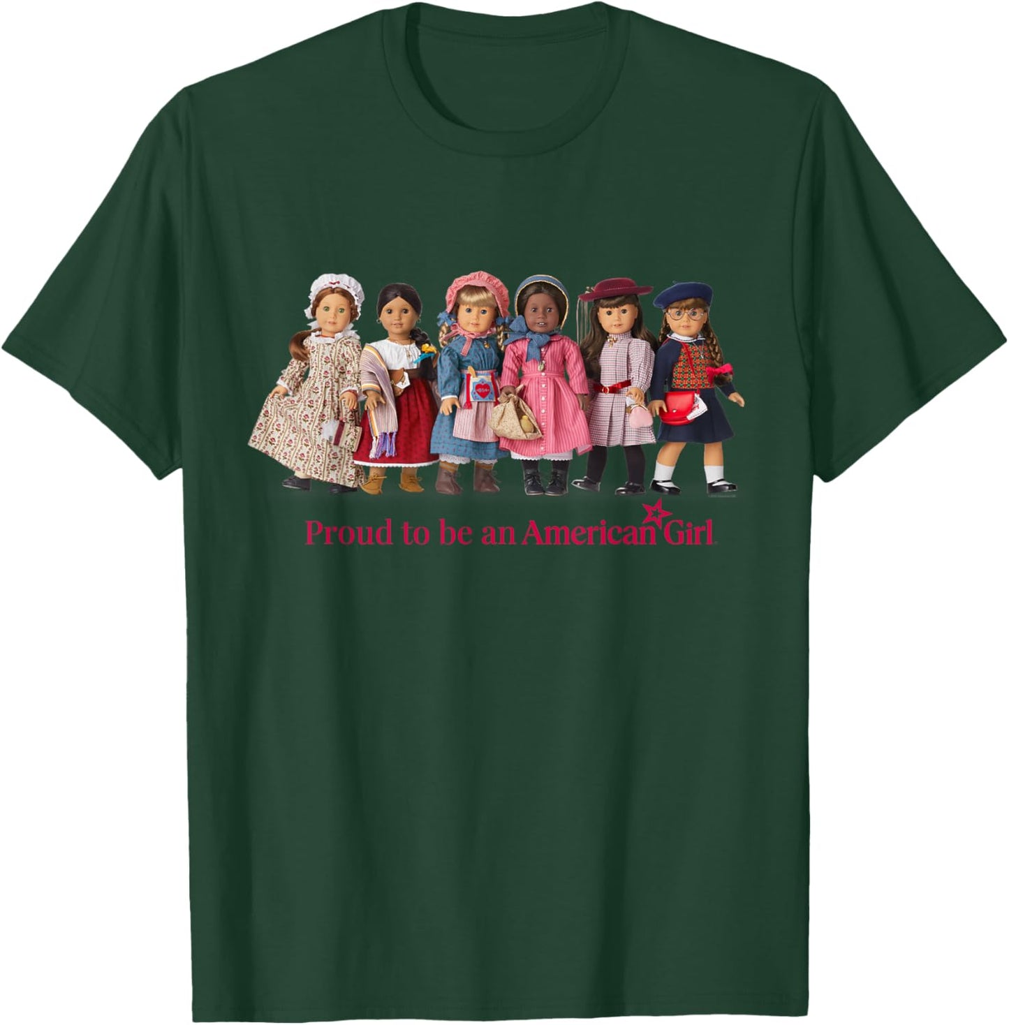 American Girl - Proud to be an American Girl T-Shirt - T-Shirt | Forest