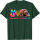 Peace Love Chocolate Lab Tie Dye Dog Lover Women Kids T-Shirt - T-Shirt | Forest