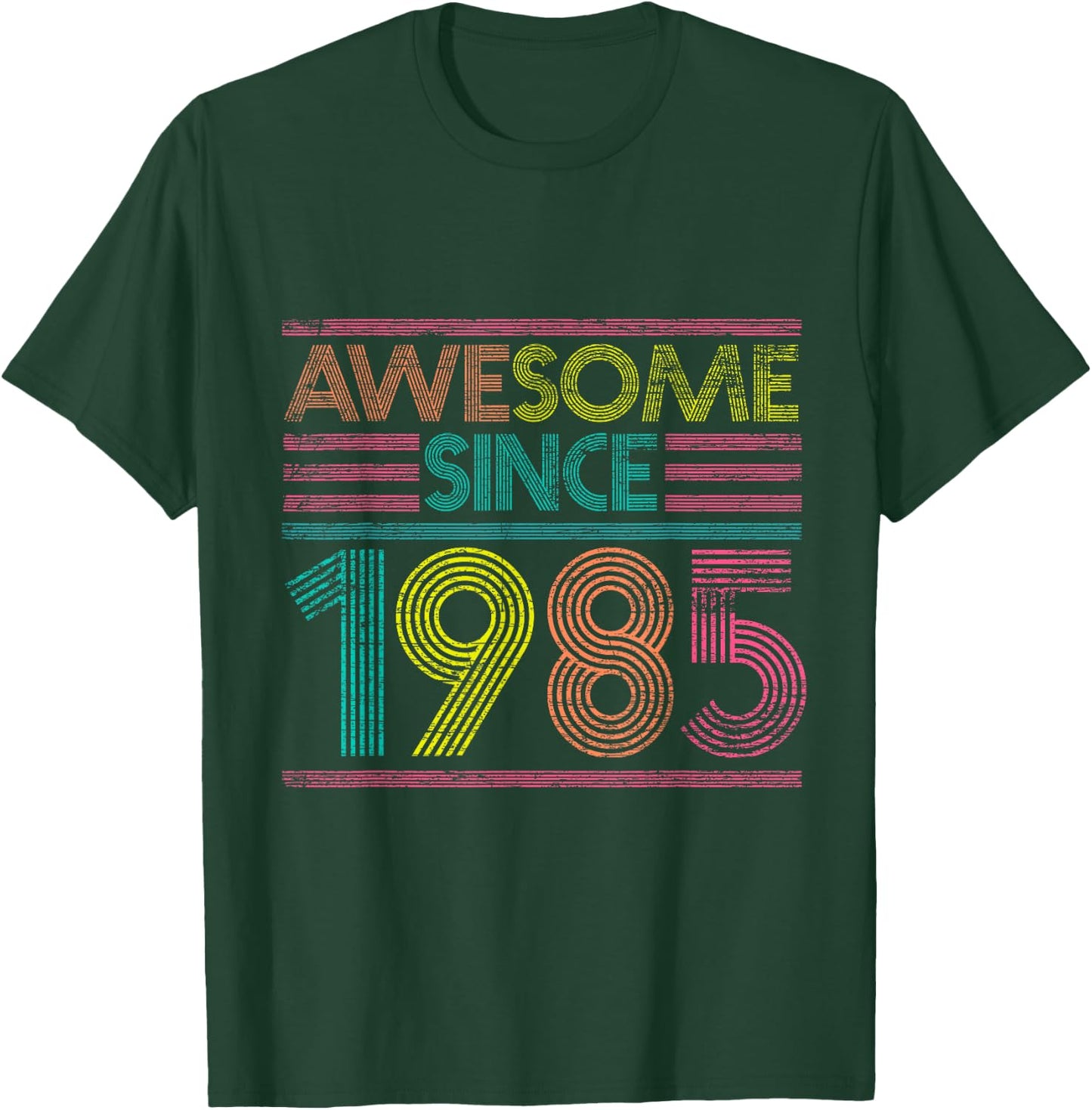 Awesome Since 1985 40th Birthday Gifts 40 Years Old T-Shirt - T-Shirt | Forest