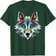 Wolf Animal for Wolf lovers Wolf Art Canis lupus wolfdog Men Women Kids T-Shirt - T-Shirt | Forest