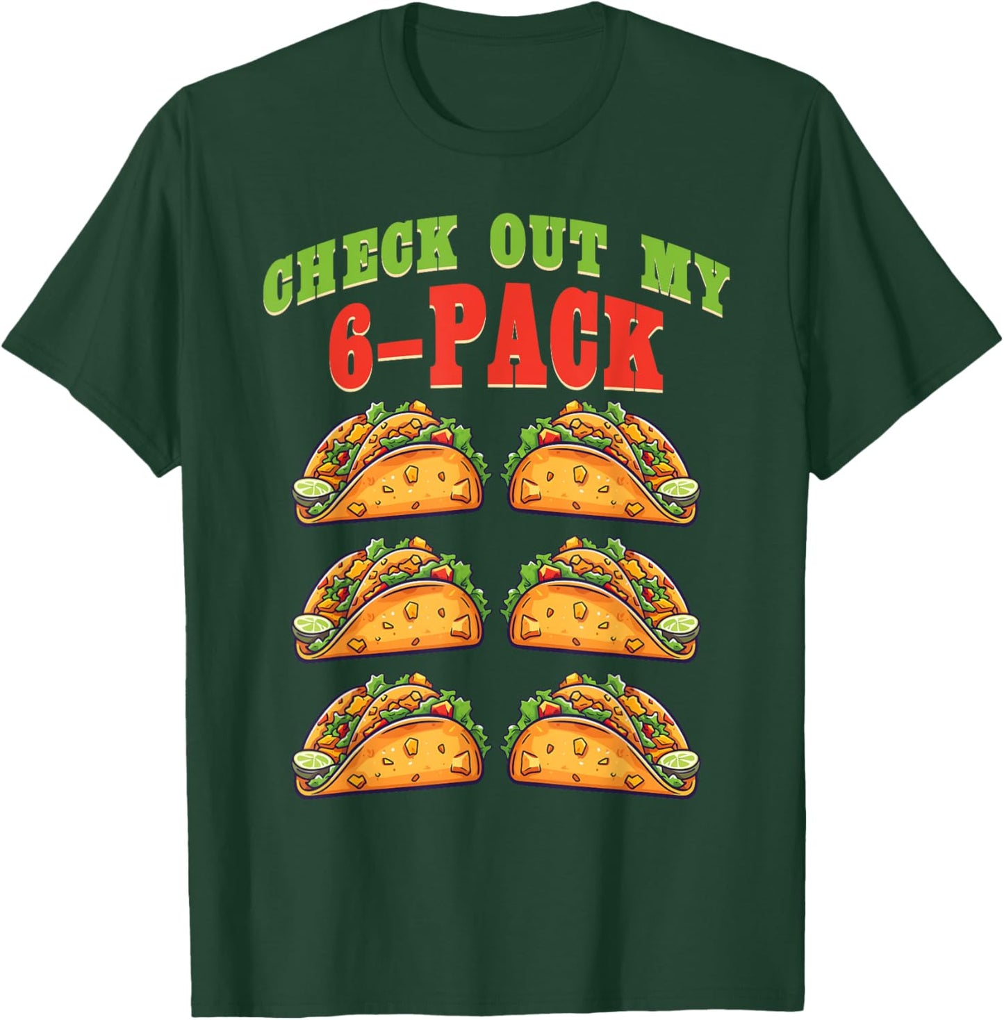 Fitness Taco Funny Mexican Gym For Taco Lovers Men T-Shirt - T-Shirt | Forest