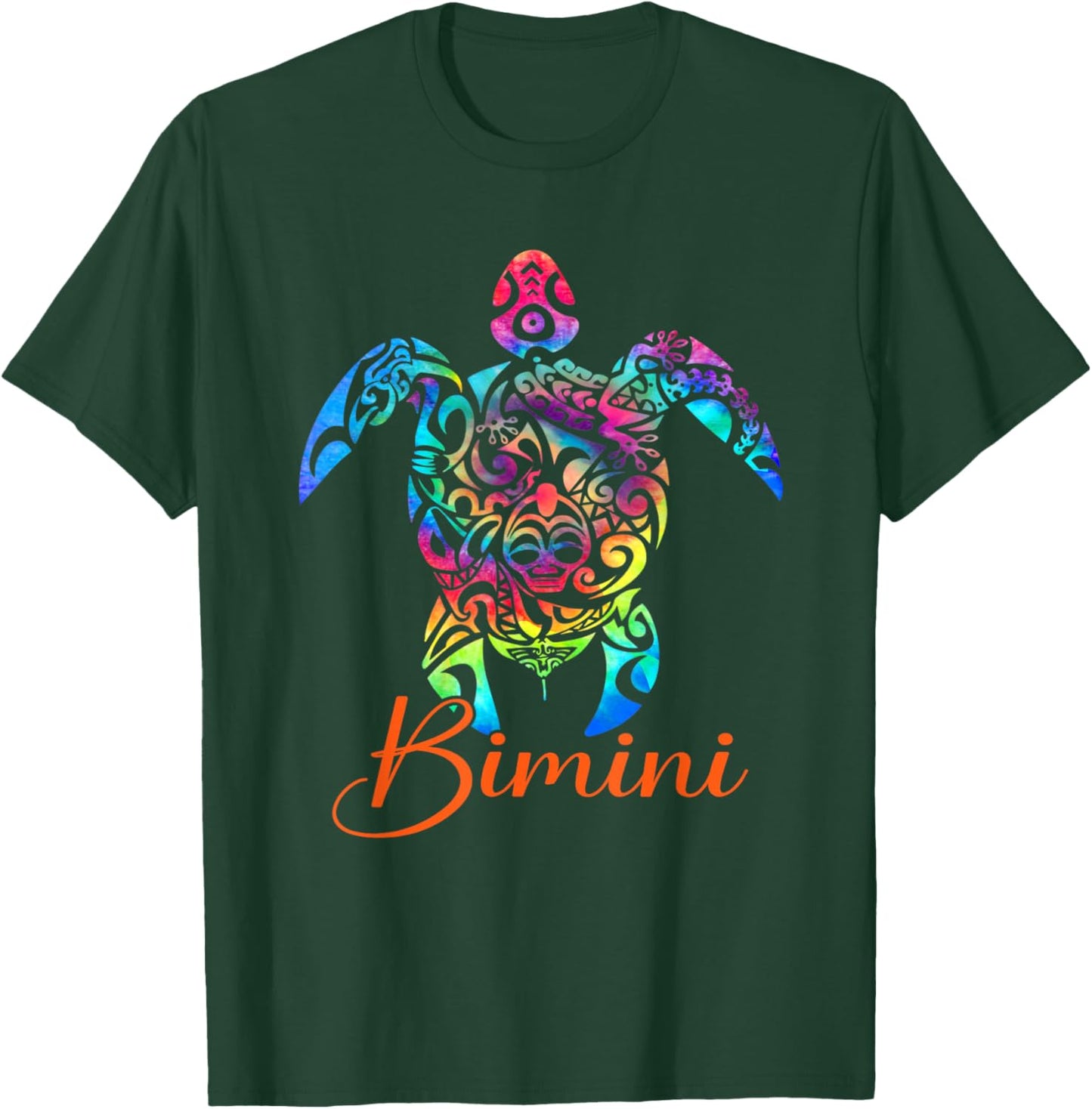 Bimini Bahamas Sea Turtle Family Vacation Summer Beach 2026 T-Shirt - T-Shirt | Forest