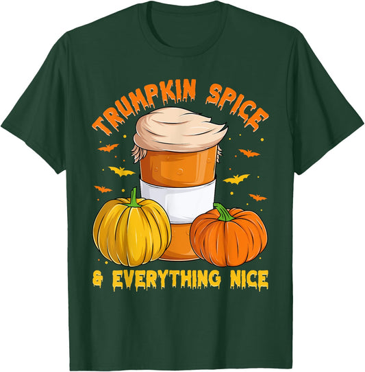 Trumpkin Spice & Everything Nice, Halloween Trump Pumpkin T-Shirt - T-Shirt | Forest