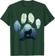 Great Pyrenees Dog Paw Mom Dad Mountains T-Shirt - T-Shirt | Forest