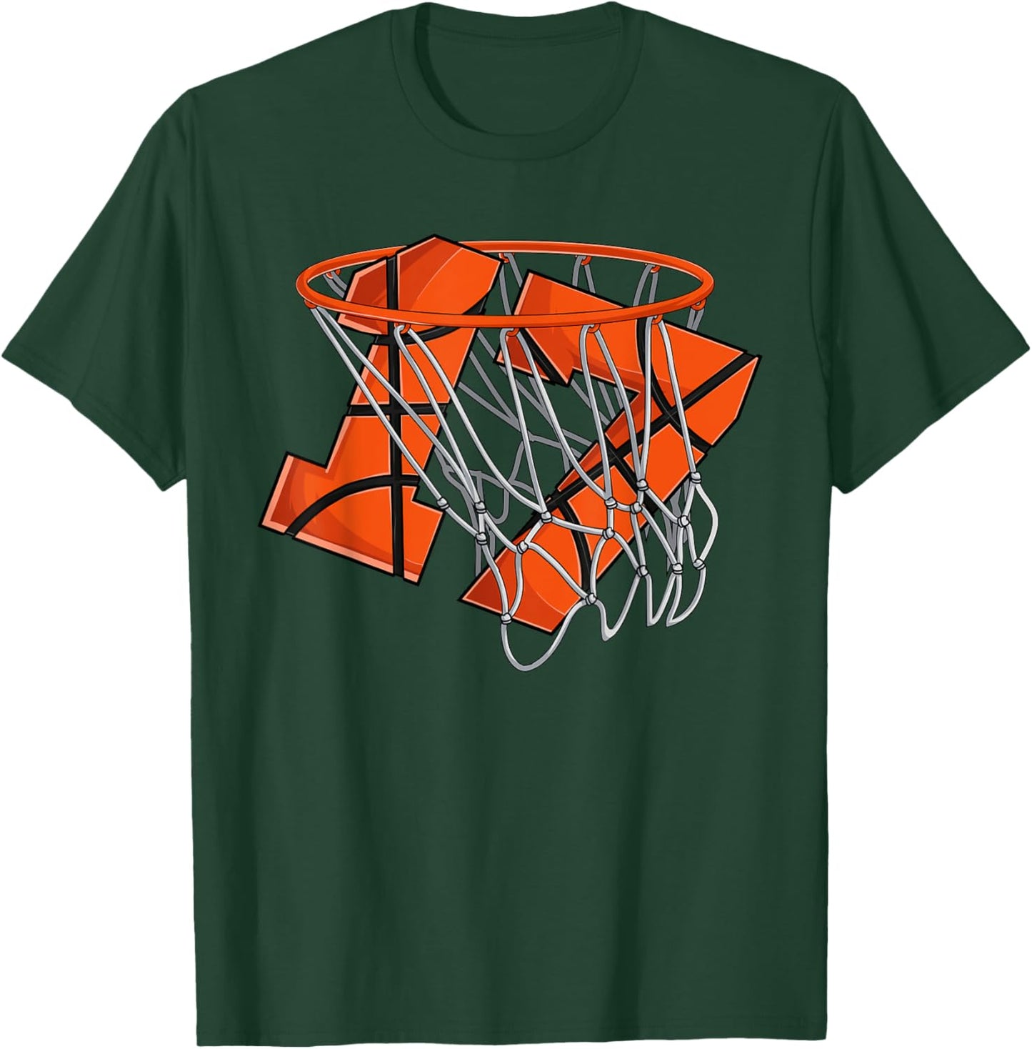 17th Birthday Basketball Shirt Men, Boys 17 Year Old T-Shirt - T-Shirt | Forest