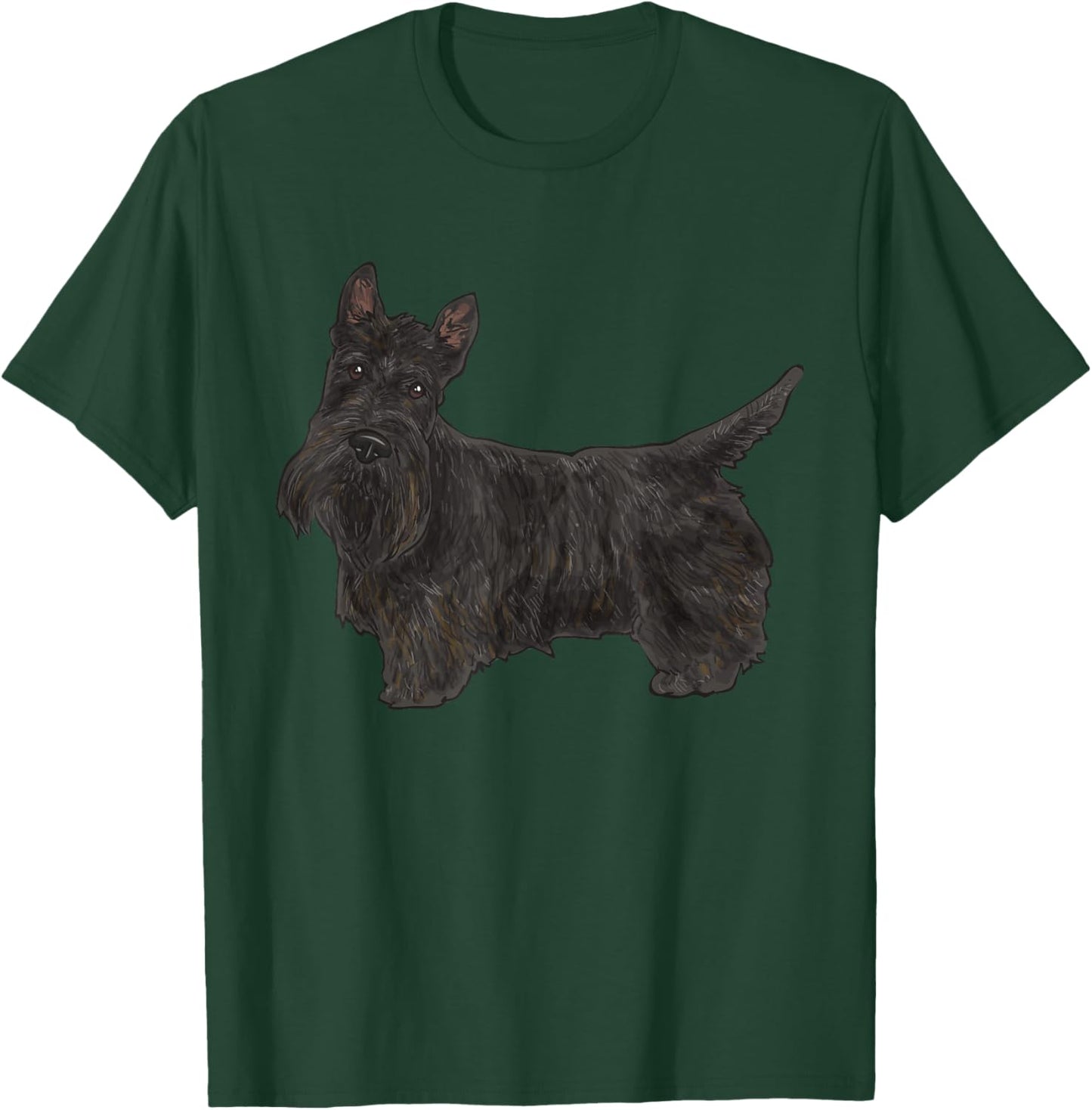 Scottish Terrier Dog Scottie T-Shirt - T-Shirt | Forest