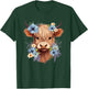 Cow, Scottish Highland Cow, Western Wear, Highland Cow , Small, Black T-Shirt - T-Shirt | Forest