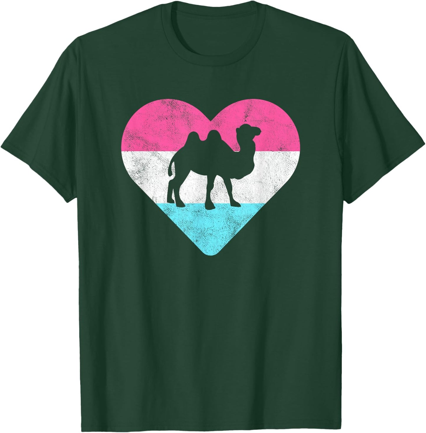 Retro Vintage Camel Gift or Girls T-Shirt - T-Shirt | Forest