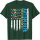 Retro American Flag Autism Papa Awareness Autistic T-Shirt - T-Shirt | Forest