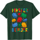 Brick Builder Funny Blocks Building Master Builder T-Shirt - T-Shirt | Forest