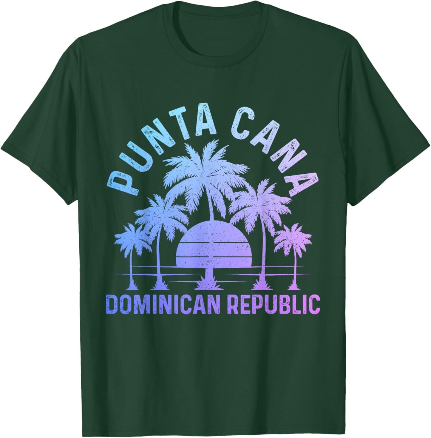 Punta Cana Dominican Republic Beach Surf Vintage T-Shirt - T-Shirt | Forest