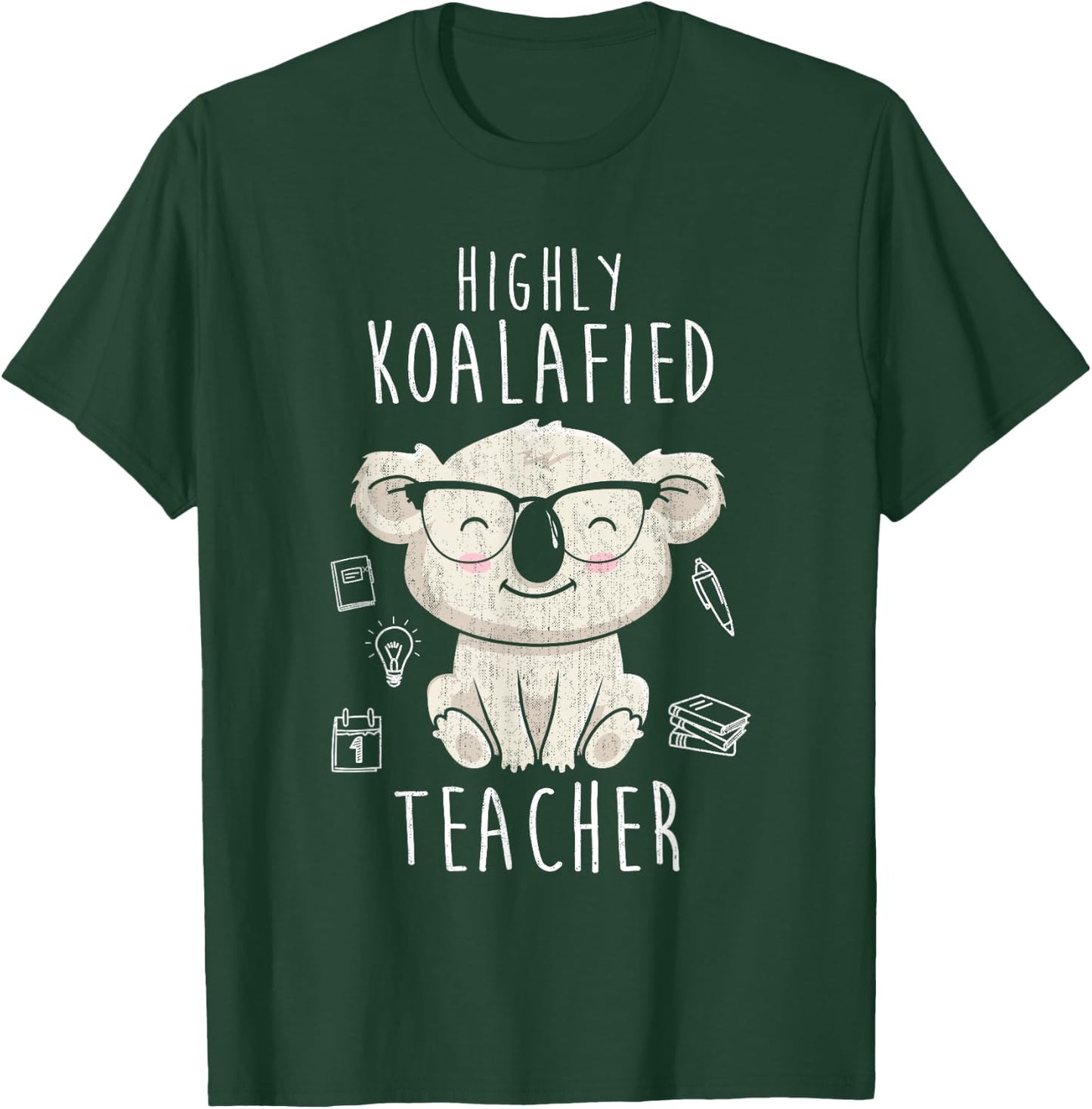 Highly Koalafied Teacher Koala Men Women Girls Kids T-Shirt - T-Shirt | Forest