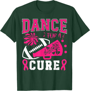 Dance For A Cure Breast Cancer Pink Ribbon Dance Team T-Shirt - T-Shirt | Forest