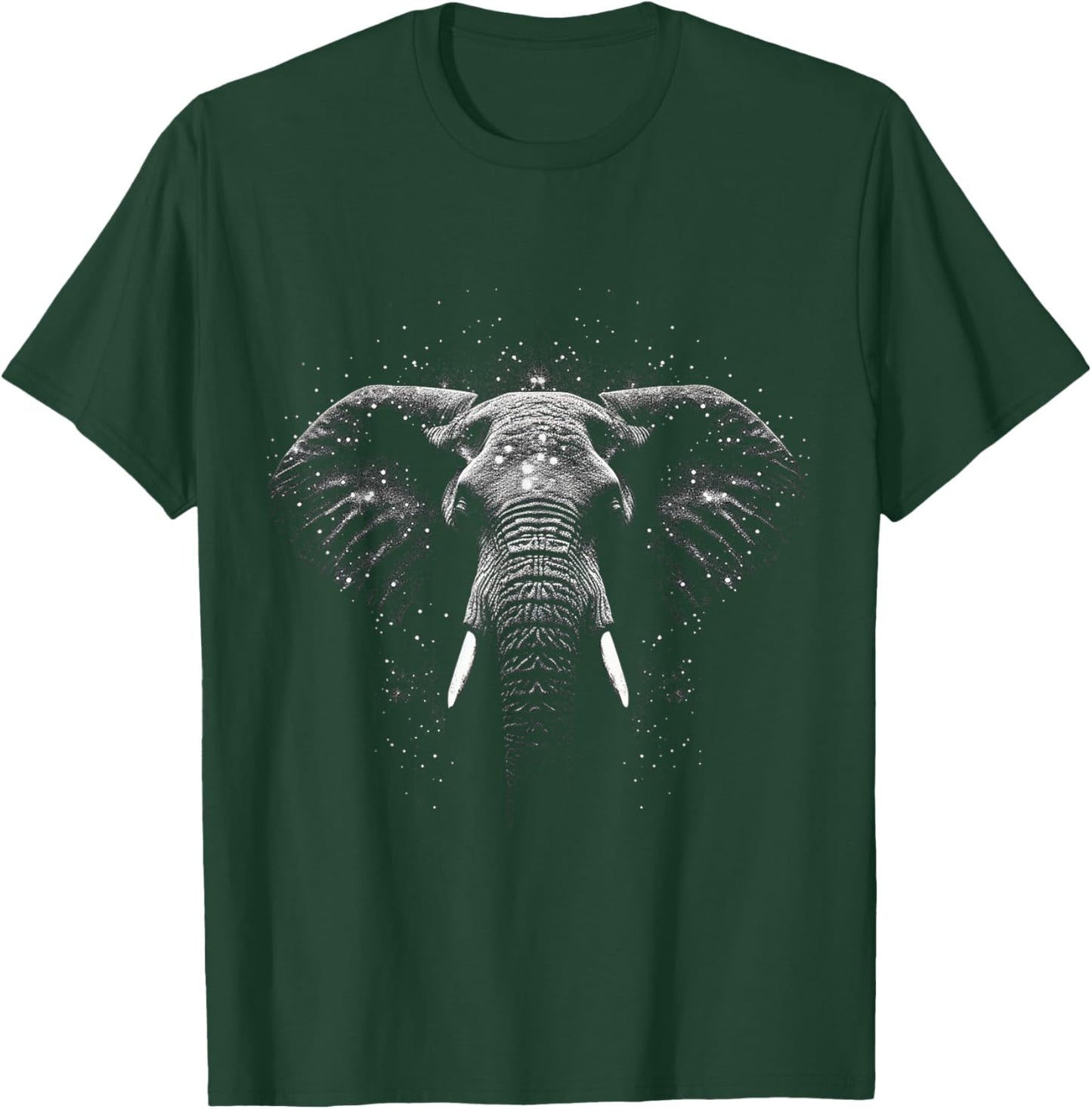 Elephant Drawing Animal Art Portrait Graphic Elephant T-Shirt - T-Shirt | Forest