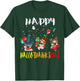 Happy Hallothanksmas Pug Dog Halloween Thanksgivin Christmas T-Shirt - T-Shirt | Forest