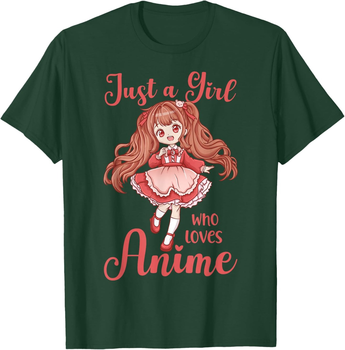 Anime Just a Girl Who Loves Anime T-Shirt - T-Shirt | Forest
