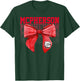 McPherson College Bow Vintage Athletics Girls Women T-Shirt - T-Shirt | Forest