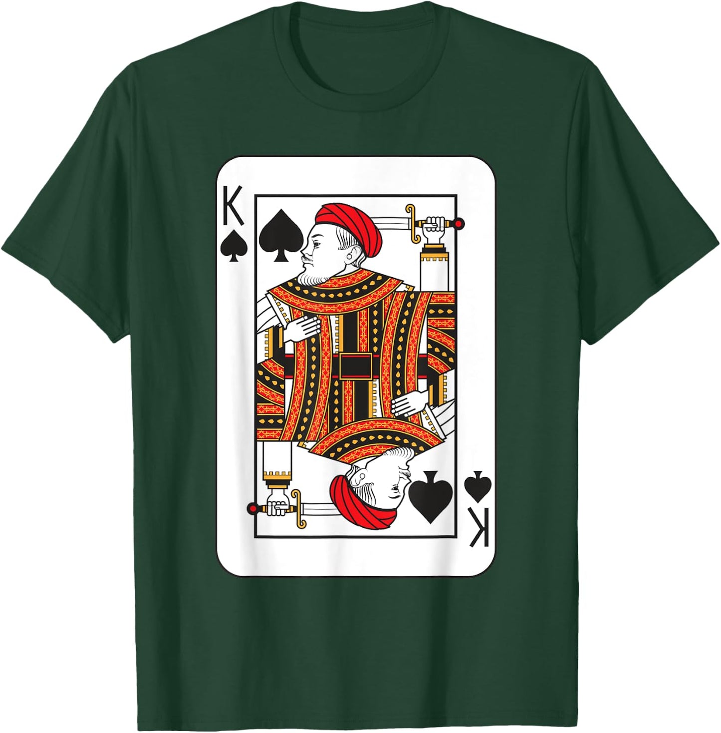 King Playing Card of Spades Halloween Costume Shirt T-Shirt - T-Shirt | Forest